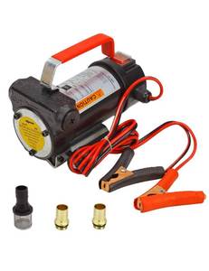 lot 3552 image: BLACKHORSE-RACING 12V DC Portable Electric Fuel Transfer Extractor Pump Diesel Kerosene Oil Commercial Motor Auto