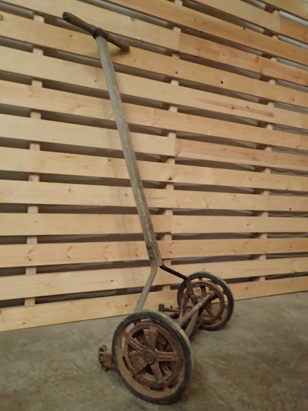 lot 34 image: Antique Push Mower