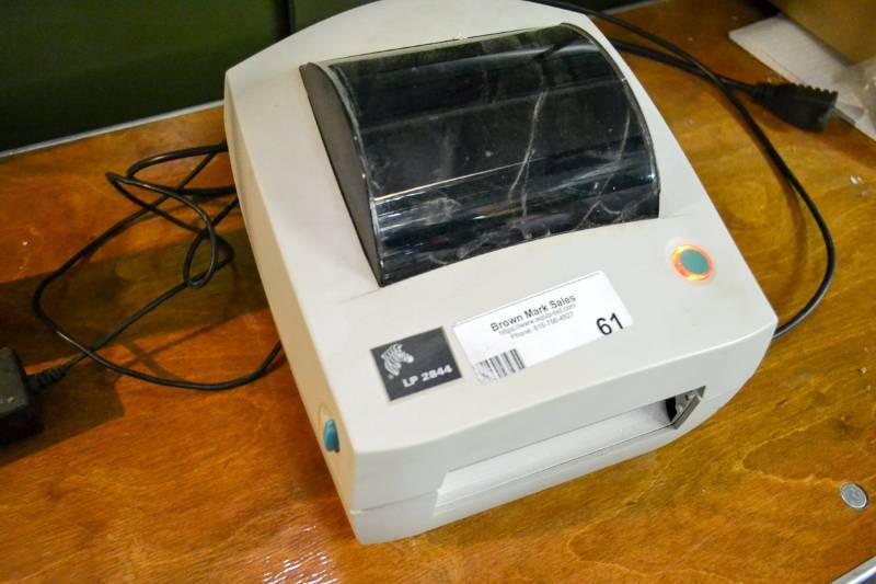 lot 61 image: Zebra LP 2844 Thermal Label Printer