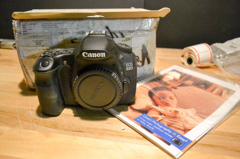 lot 76 image: Canon EOS60D Camera Body Only