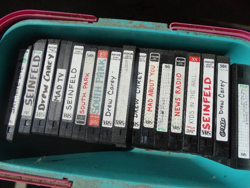 lot 455 image: Lot of VHS tapes wtote.