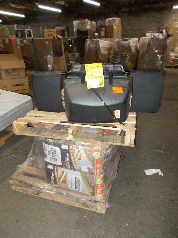 lot 6674 image: Gas Grill And Decorative Draft Stop Fabric