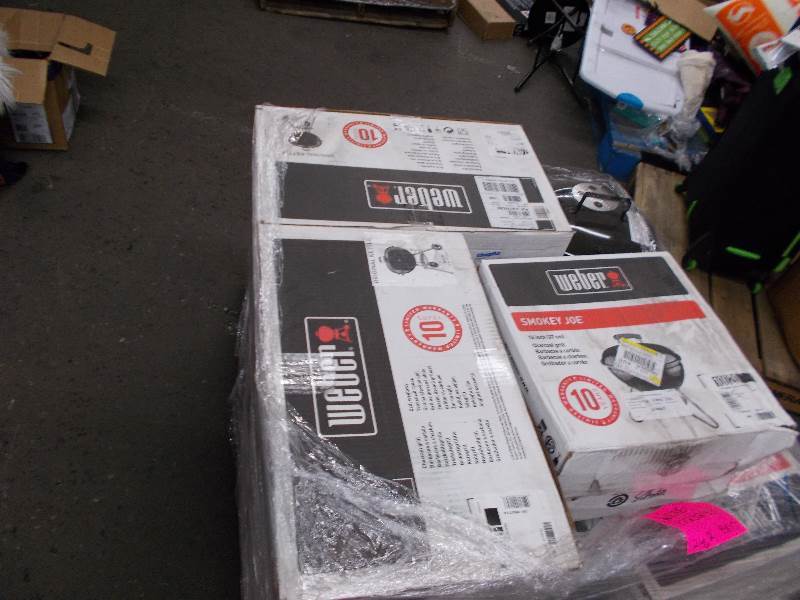 lot 6705 image: Pallet Of Weber Charcoal Grills