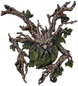 lot 1563 image: Design Toscano Crotchety Crank Tree Ent Wall Sculpture, 13.5 Wx1.5 Dx15 H, full color