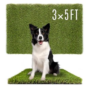 lot 1581 image: SUNTURF Dog Grass Pads 3 x 5 FT Artificial Grass Pee Pads for Dogs Potty Fake Grass Rug Turf Mat for Dogs Training Indoor Outdoor Garden Lawn Artificial Grass Rug