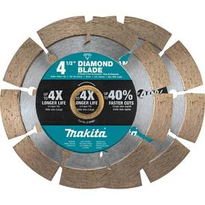 lot 2349 image: 4.5 in. Segmented Rim Diamond Blade for General Purpose (2-Pack)