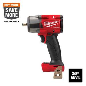 lot 2369 image: Milwaukee M18 18V Fuel 38 Mid-Torque Compact Impact Wrench Brushless Cordless Lithium-Ion (Tool Only)