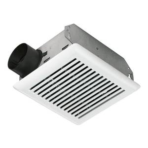 lot 3845 image: Broan-NuTone 50 CFM CeilingWall Mount Bathroom Exhaust Fan White