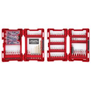 lot 4942 image: Milwaukee SHOCKWAVE Impact Duty Alloy Steel Screw Driver Bit Set (120-Piece)