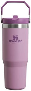 lot 4945 image: Stanley IceFlow Stainless Steel Tumbler - Vacuum Insulated Water Bottle for Home, Office or Car Reusable Cup with Straw Leak Resistant Flip Cold for 12 Hours or Iced for 2 Days, Lilac, 30OZ