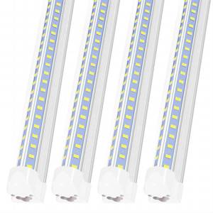 lot 4977 image: AQIQUUT Led Shop Lights,4FT Led Shop Light,50W 6500K 7000LM Clear White,Led Shop Light 4FT 110V Linkable Integrated V-Shape for Shop Garage,Warehouse,Workbench and Workshop Indoor(4-Pack)