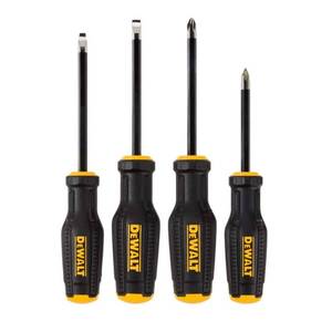 lot 4987 image: DeWalt ToughSeries 316 in. L Demolition Screwdriver Set 4 pc