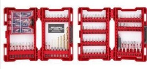 lot 3824 image: Milwaukee SHOCKWAVE Impact Duty Alloy Steel Screw Driver Bit Set (120-Piece)