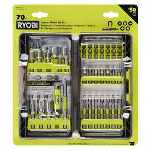 lot 1757 image: Ryobi - AR2040 - Impact Rated Driving Kit - 70-Piece