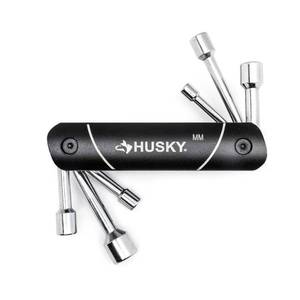 lot 1758 image: Husky HFNDMM6PC Husky Folding Nut Driver Set MM