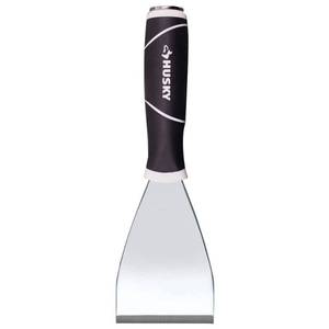 lot 1767 image: Husky 3 in. Stainless Steel Flat Paint Scraper Extendable