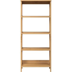 lot 1796 image: Trendfurn Arona 46H 4-Shelf Bookcase, Honey