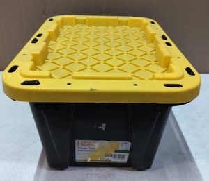 lot 2555 image: HDX 12 Gallon Tough Tote (Cracked)