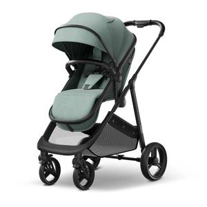 lot 2570 image: Mompush Wiz 2-in-1 Convertible Baby Stroller with Bassinet Mode - Foldable Infant Stroller to Explore More as a Family - Toddler Stroller with Reversible Stroller Seat