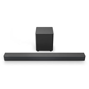 lot 2572 image: VIZIO M-Series 2.1 Sound Bar with Dolby Atmos and DTSX, Wireless Subwoofer, M215a-J6 (HDMI)-Black