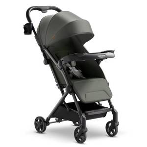 lot 2578 image: Mompush Lithe V2 Lightweight Stroller  Snack Tray, Ultra-Compact Fold &amp Airplane Ready Travel Stroller, Near Flat Recline Seat, Cup Holder, Raincover &amp Travelbag Included Retail&nbsp$229.99