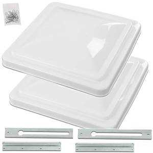 lot 2579 image: Auto Parts Prodigy RV Roof Vent Cover - Rv Vent Covers for Roof - Camper Vent Cover Trailer Vent Cover Cargo Trailer Roof Vent Rv Vent Dome Roof Top Vents Compatible With Ventline, Jensen and Elixir