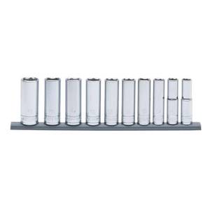 lot 2587 image: Husky Socket Set 10 Pc 38 Inch Drive 6 Pt Deep Me