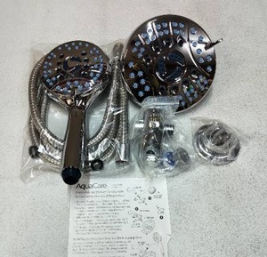 lot 2591 image: Aqua Care 3 Way Rainfall Shower Combo