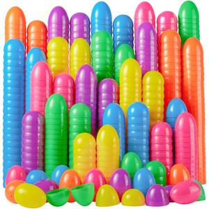lot 3448 image: JOYIN 2000 Pieces 2.3 Easter Eggs, Fillable Plastic Eggs for Filling Specific Treats, Easter Theme Party Favor, Easter Hunt, Basket Stuffers Filler, Classroom Prize Supplies Toy