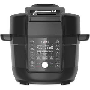 lot 3476 image: Instant Pot Duo Crisp Ultimate Lid, 13-in-1 Air Fryer and Pressure Cooker Combo, Saut�, Slow Cook, Bake, Steam, Warm, Roast, Dehydrate, Sous Vide, & Proof, App With Over 800 Recipes, 6.5 Quart, Black