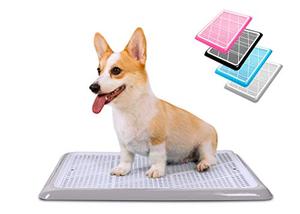 lot 3487 image: Pet Awesome Dog Potty TrayPuppy Pee Pad Holder 25x20 Indoor Wee Training for Small and Medium Dogs