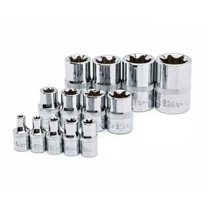 lot 3494 image: 14 in.,38 in.,12 in. E-Torx Socket Set (13-Pieces)