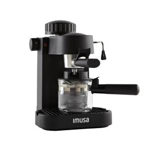 lot 4714 image: IMUSA USA GAU-18202 4 Cup EspressoCappuccino Maker,Black