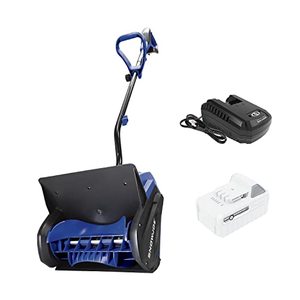 lot 4742 image: Snow Joe 24V-SS13-XR 24-Volt IONMAX 13-Inch 5-Ah Cordless Snow Shovel, Kit (w 5.0-Ah Battery  Quick Charger)