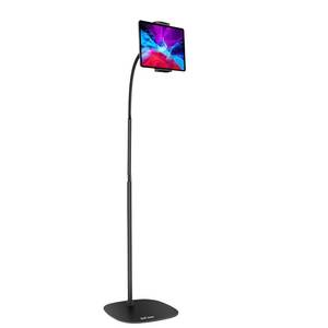 lot 4772 image: AICase for iPad Tablet Floor Stand Tall, Adjustable Height (35.8-67.7 inch) Flexible Gooseneck Holder Long Arm, Compatible with iPad Mini Air Pro 12.9, All Cell Phones iPhone & Tablets (4.6-12.9-inch)