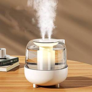 lot 4781 image: IQeer Humidifiers for Bedroom, Cool Mist Humidifiers for Babies,4L Top Fill Air Humidifiers,24H Worktime Desk Humidifier for Home,Large Room Auto-off & Night Light Quiet Humidifier (Functionality Not Tested).