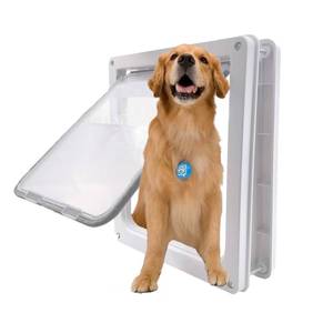 lot 4791 image: Grestorm Large Dog Door, Magnetic Door for Pets up to 100 lb, 16.9 � 13.9 Doggie Door, Suitable for Interior & Exterior Doors