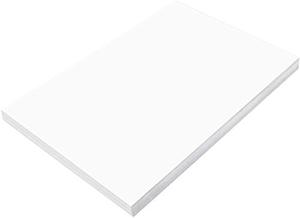 lot 4795 image: Prang (Formerly SunWorks) Construction Paper, Bright White, 12 x 18, 100 Sheets