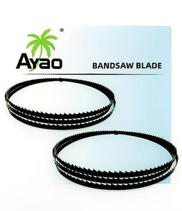 lot 4847 image: AYAO Band Saw Blades 56-78 Inch X 14-Inch X 6TPI, 2-Pack