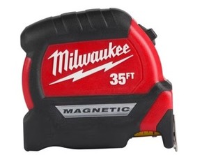 lot 1765 image: Milwaukee 35Ft Magnetic Tape Measure