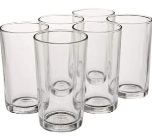 lot 4692 image: Glass Cups 10oz, Set Of 12.