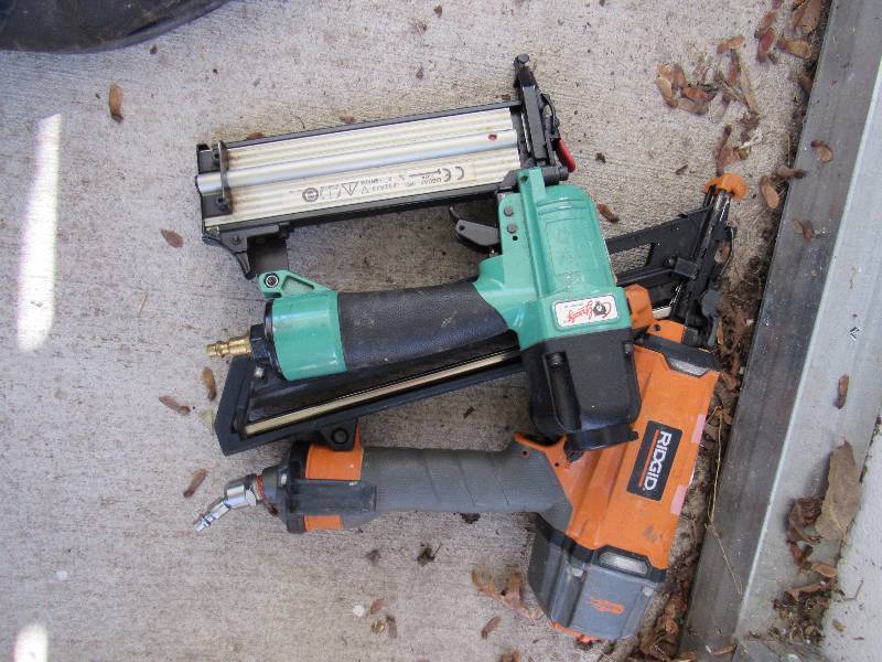 lot 1191 image: Pair Of Pneumatic Nailers