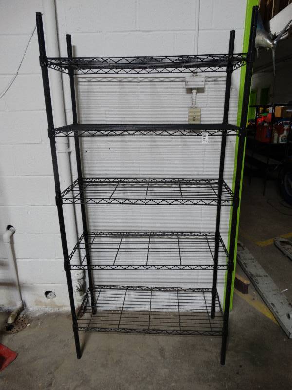 lot 100 image: 5 shelf metro style rack