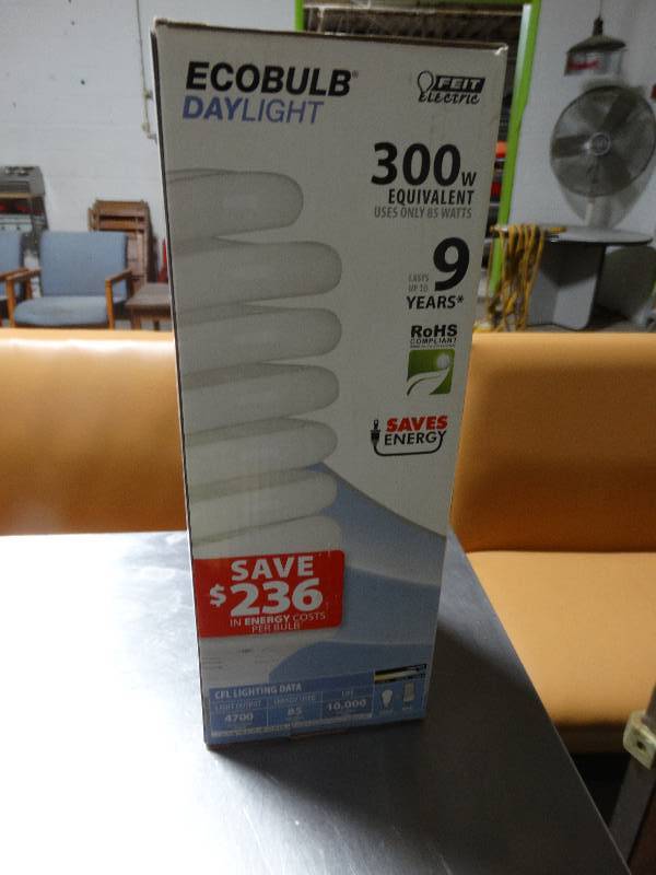 lot 112 image: New in box- 85 watt Ecobulb- 4700 lumens