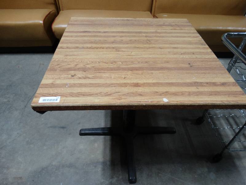 lot 144 image: Pedestal base dining table