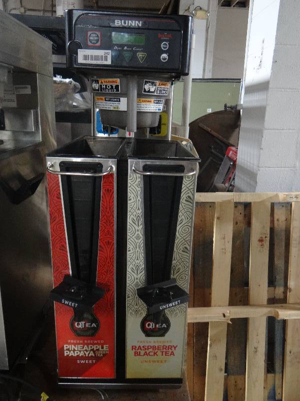 lot 242 image: Bunn Model-ITB tea maker w 2 dispensers