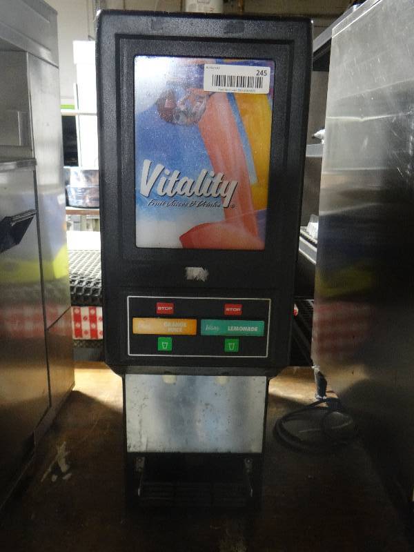 lot 245 image: Vitality food service 2 head cold drink dispenser