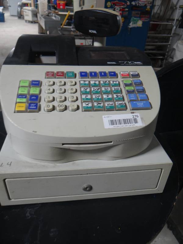 lot 276 image: Royal 710 ML cash register system