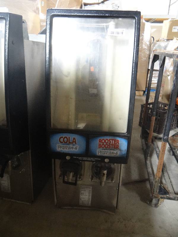 lot 343 image: Cornelius Freezoni 2 head slushy machine w stand