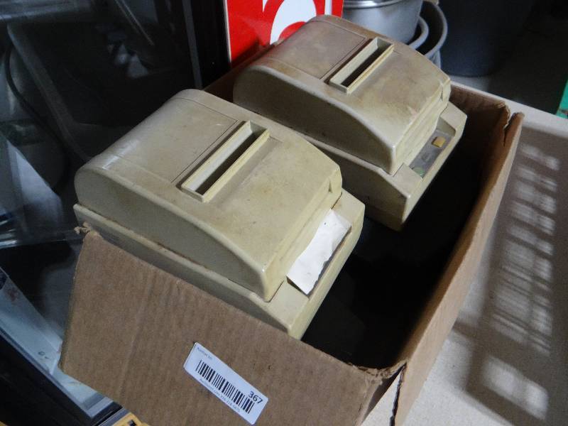 lot 367 image: Lot of 5 receipt printers